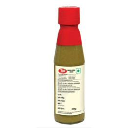 Tops Green Chilli Sauce - 200g. Glass Bottle